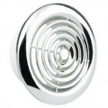 100mm Internal Circular Fan Grille Chrome
